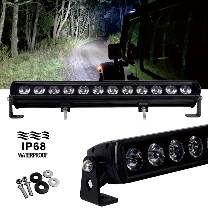  40W-320W Straight Curved wholesale LED Light Bar marine 4X4 roof 24v vehicle trailer truck 12volt slim offroad led light