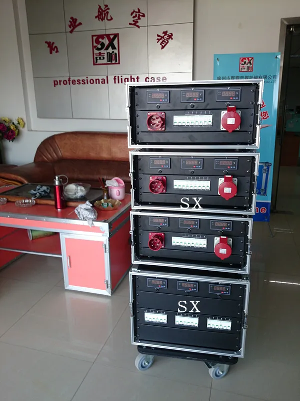 6way power distro rack single phase electrical panel box