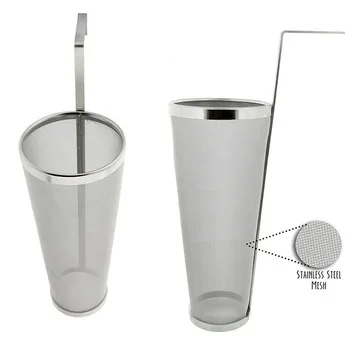 Пивоваренный бункер Паутинный фильтр из нержавеющей стали 300 микрон сетчатый картридж хоп паук пиво хмель для заваривания чайника