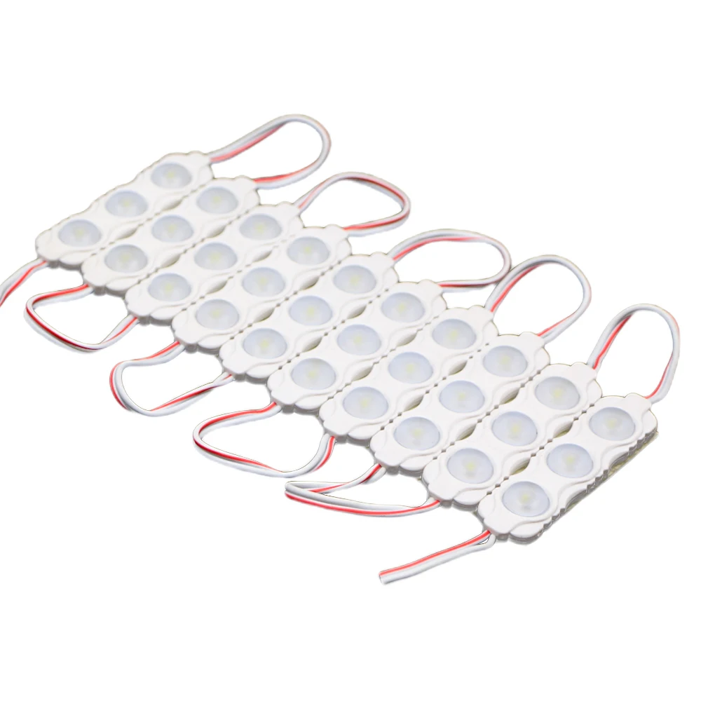 AC 220V 110V input 160 bean angle SMD 2835 1.8w light box LED module with lens for advertising