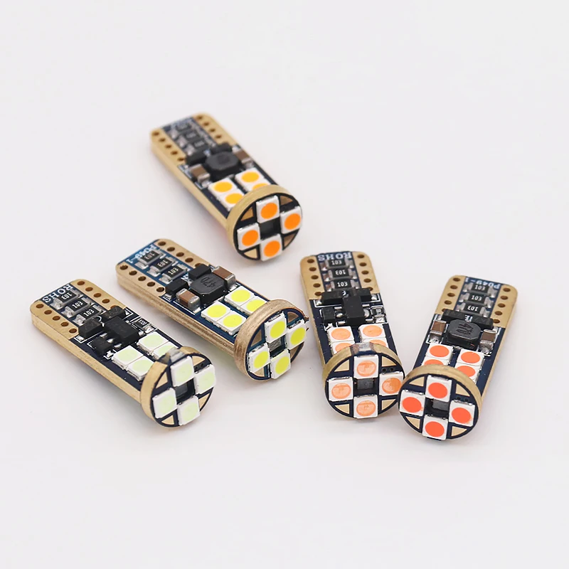 Автомобильная светодиодная дверная лампа UNJOYLIOD T10 3030 12SMD t10 canbus 12 В 194 501 5