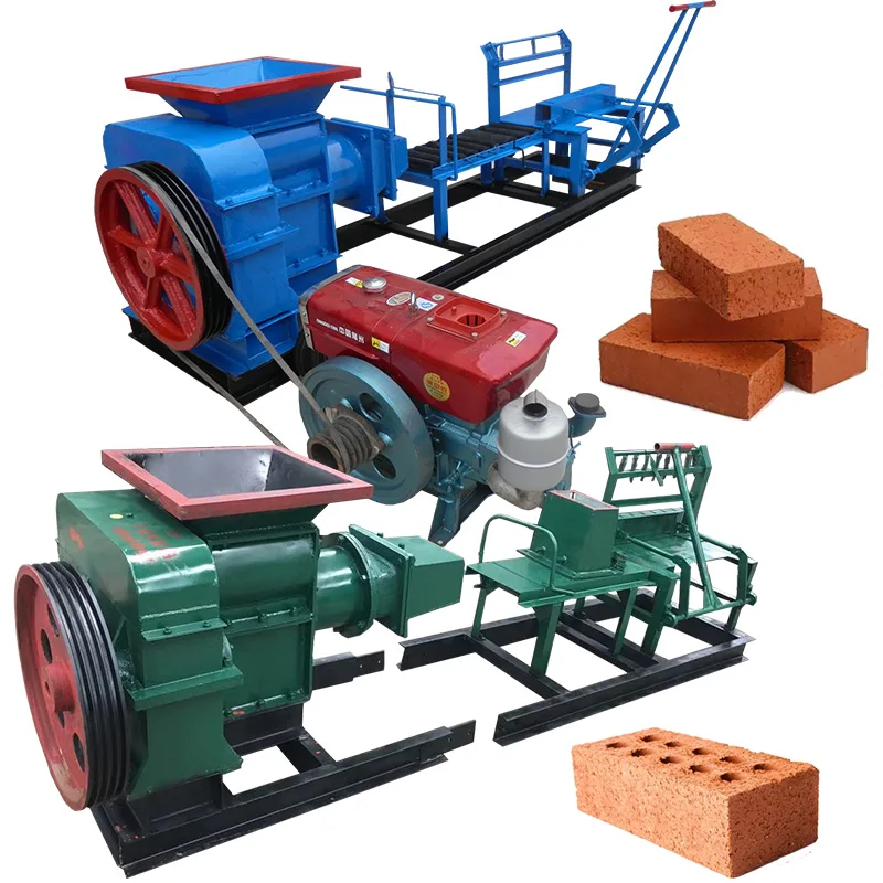 Small Pakistan Clay Bricks Making Machine South Africa Production Line Compressed for Red Clay Soil Brick Block Making Machine