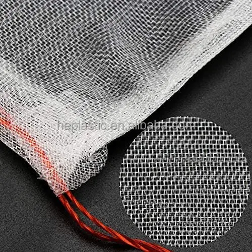 20*10cm New HDPE Fruit Date Palm Protection Mesh Bags/Anti Insect Netting Bag fruit Protective Bag