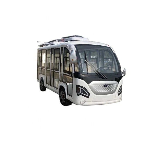 Manufacural 4 row double decker bus sightseeing with 11 seats for tuorism