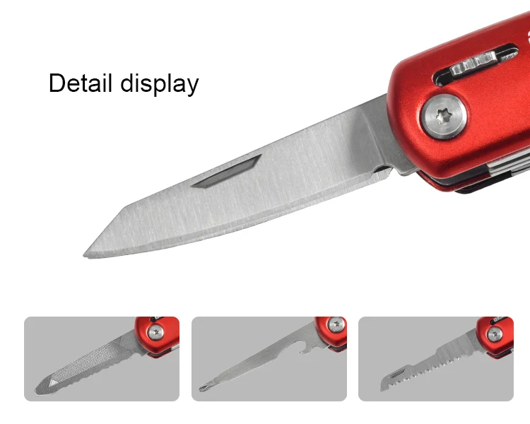 
Hot selling Multi function Hammers Outdoor Tool Claw Hammer Pliers Folding Cutter Sawtooth Bottle Opener Screwdriver Scale Saw 