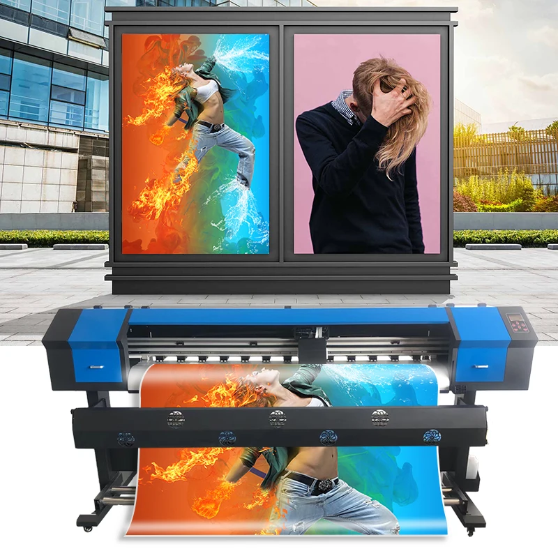 BH Best Selling Xp600 I3200 Printhead Eco Solvent Printing Machine Sublimation Printer for Poster Ad Inkjet Printer
