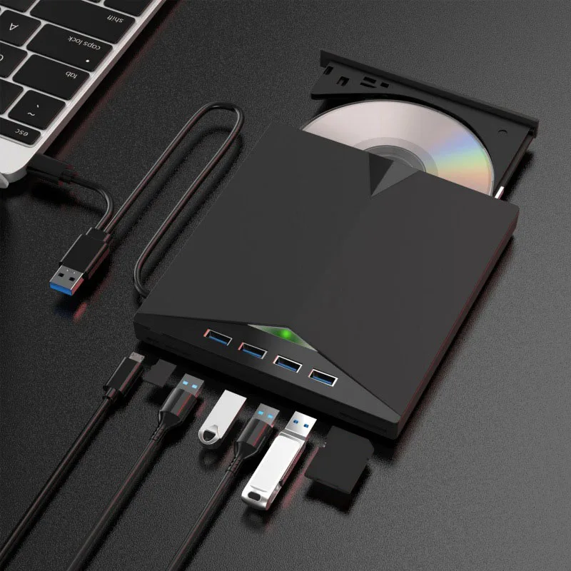 D01 CD Writer Multifunctional External DVD Drive USB 3.0 Portable DVD Player For Laptop ROM DVD Burner