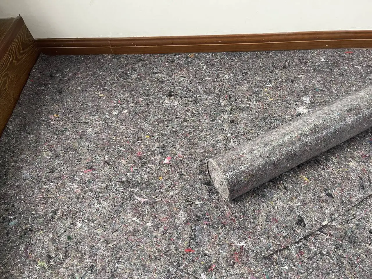 220g 1x50m Hot Sale Protective Flooring Felt Fabric Painting Covering Fleece Roll Painter Mat