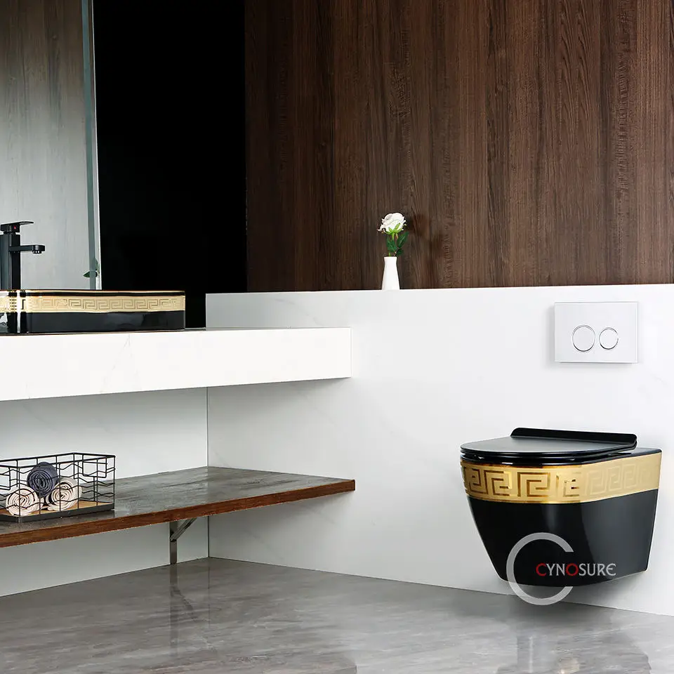 Wholesale New Product Design Ceramic Gravity Flushing Wall Hung Toilet Bolt Wall Mounted Hung Toilet