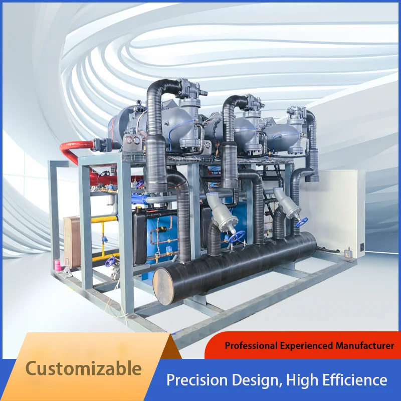 Custom Cold Room Project 400hp Semi Hermetic Screw Parallel Compressor Unit for Cold Room Refrigeration