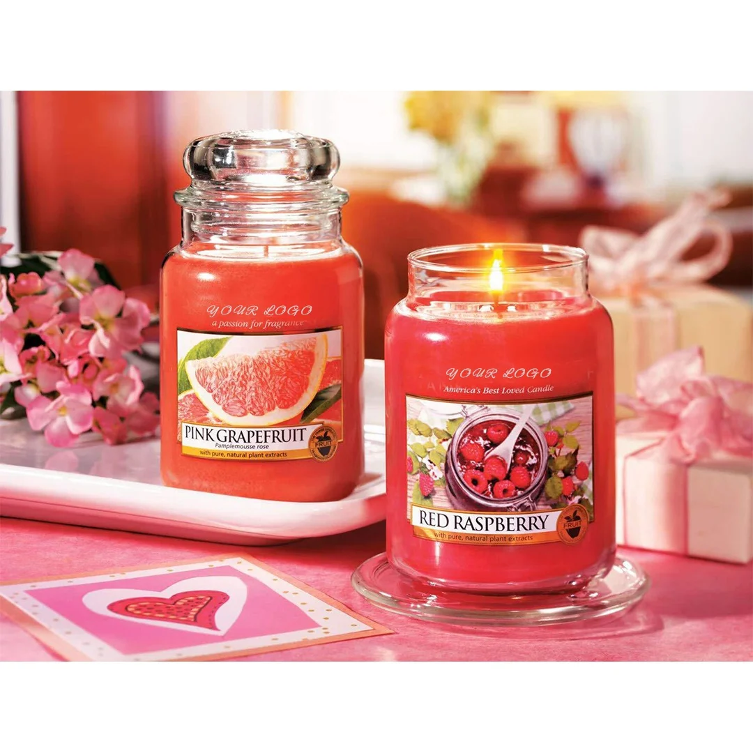 Wholesale OEM Low MOQ  Home Decor Glass Jar Aromatherapy Candles in Bulk Soy Wax Scented Candles SCH for Candles Luxury