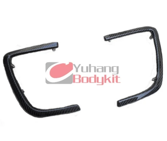 Car Racing Bodykit For Carbon Fiber Skyline R35 GTR Wald Style Front Bumper Side Vent Cover CF