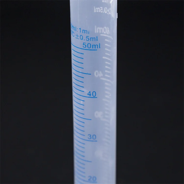 25ml 50ml 100ml 250ml 500ml 1000ml 2000ml 100ml Plastic Graduated measuring Cylinder For Lab