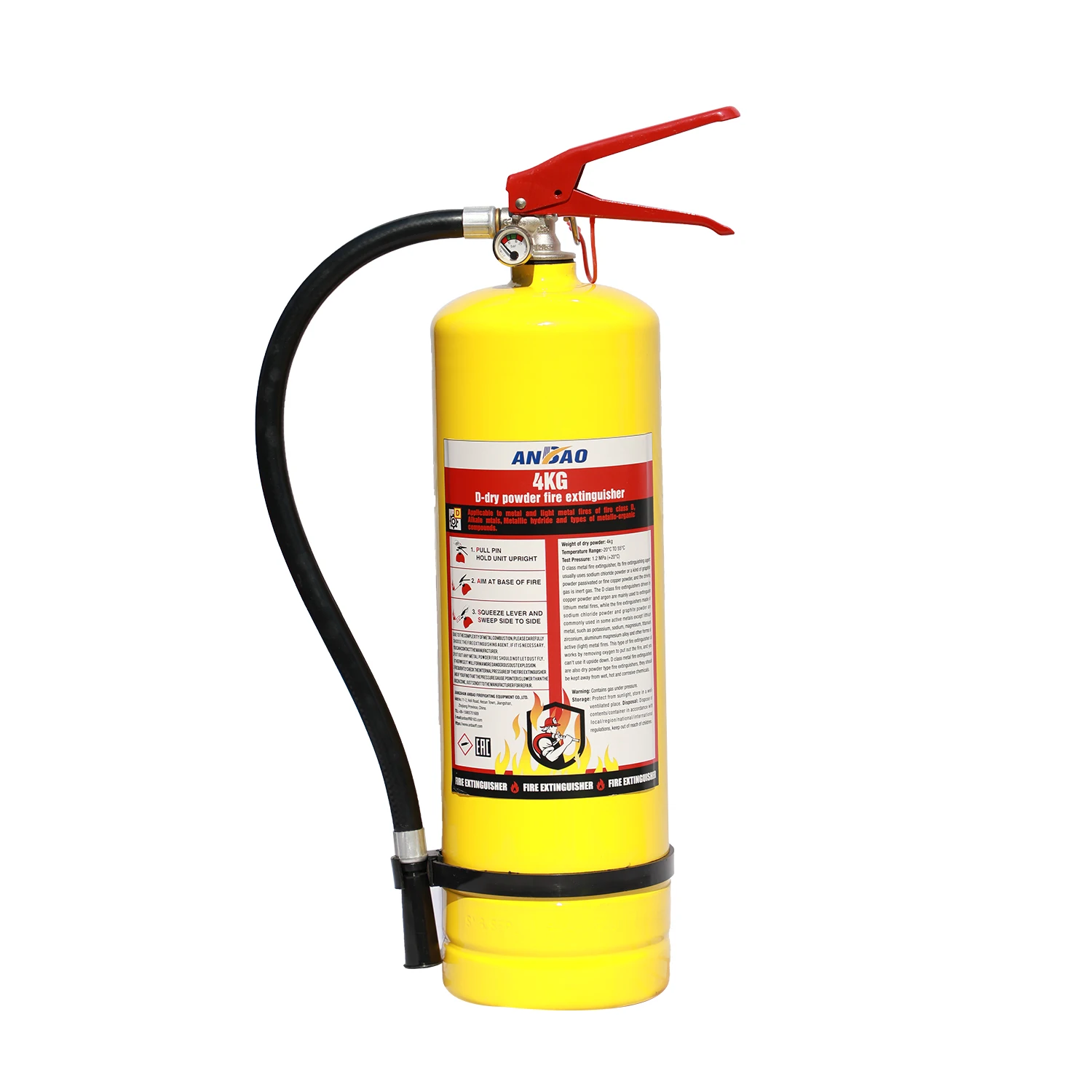 Lithium-ion  Fire extinguisher D class Powder extinguisher Laboratory use fire extinguisher Customization