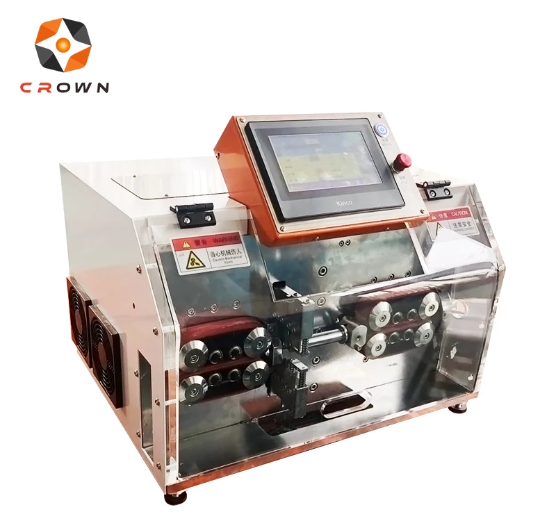 CHINA Automatic Jacket Cable Cutter Stripper Tool Multi Core Wire Cutting Stripping Machine