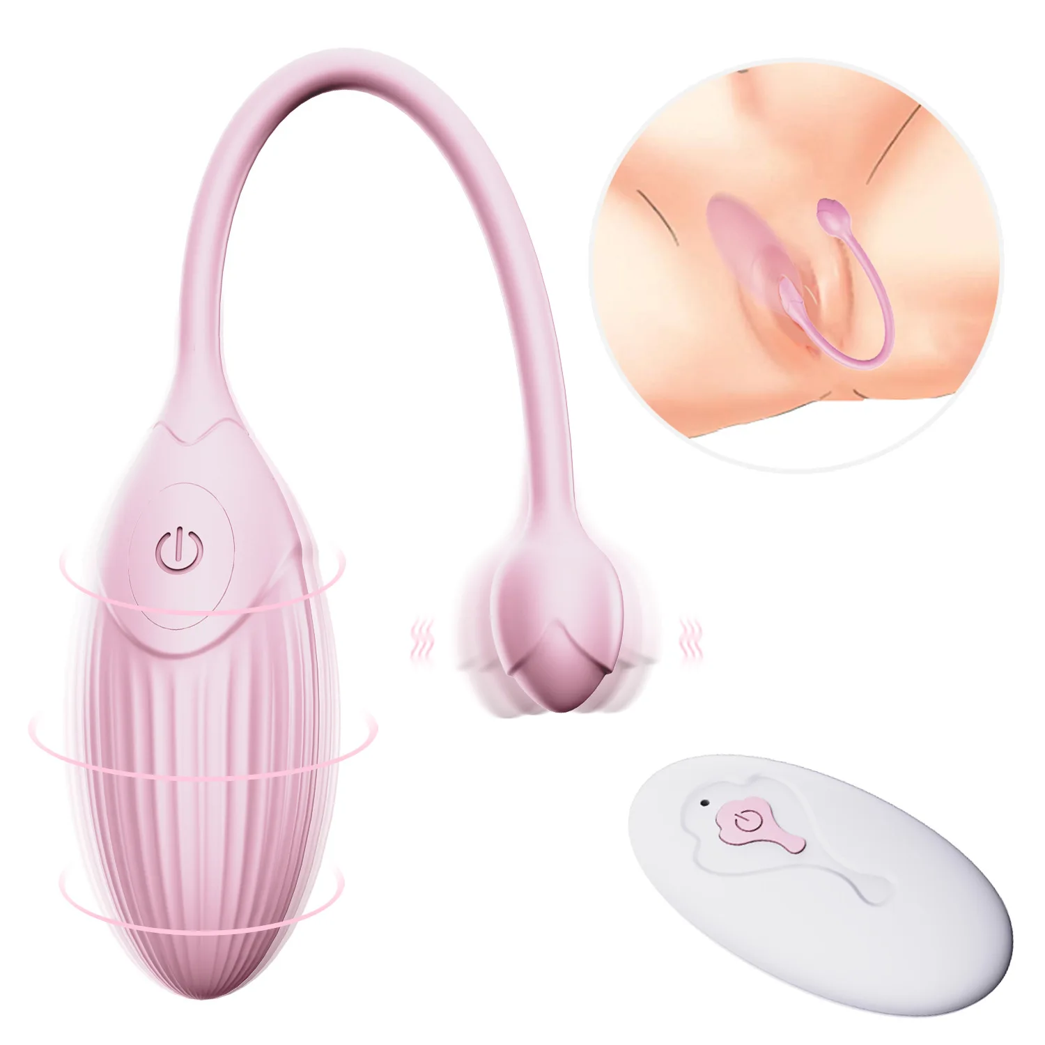 female clitoral stimulator vaginal g-spot massager egg vibrator remote controlled vibration adult silicone sex toys for women