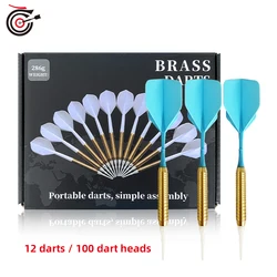 Yulong Brass dart with 100 soft dart tips for electronic dart machine for sale