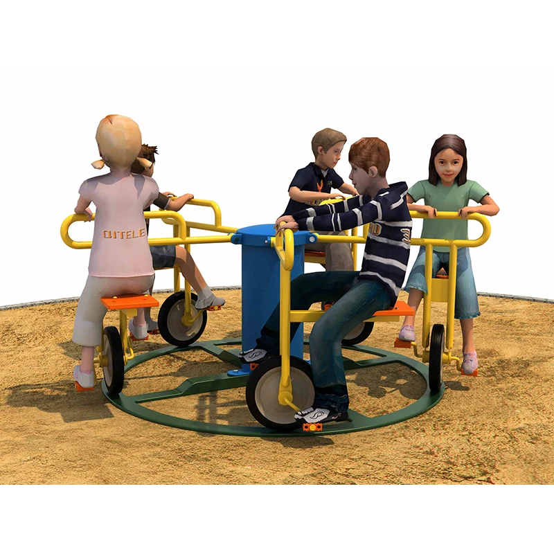 outdoor merry go round playground equipment