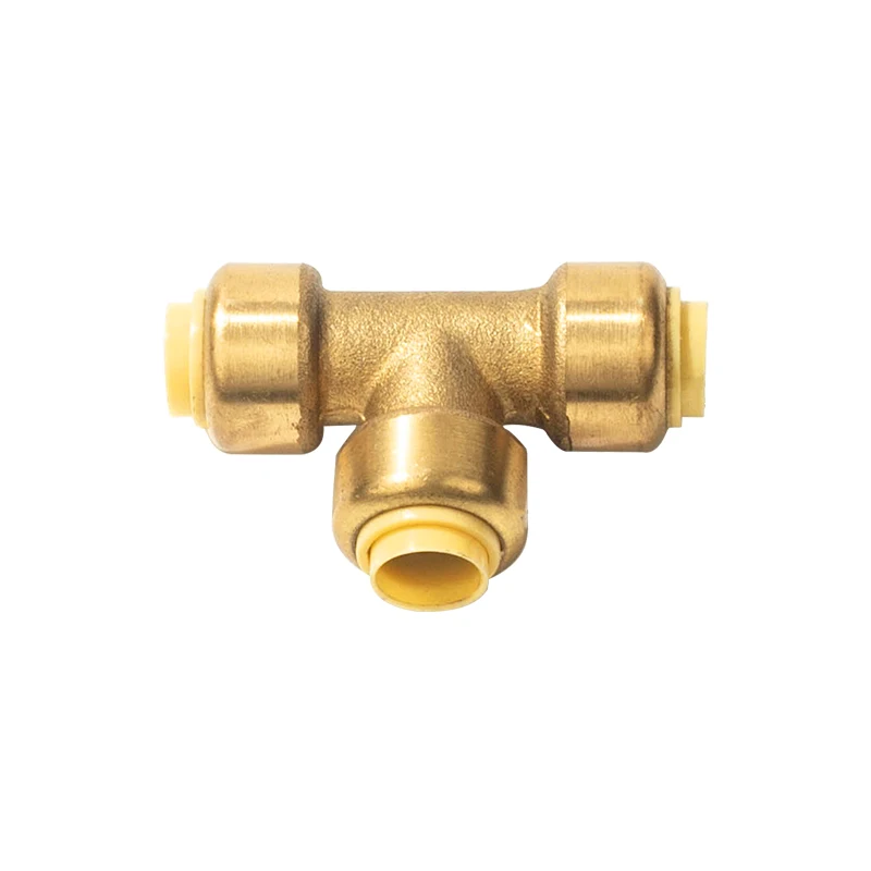 Plumbing Shark Bite Pipe Fittings and Valve Quick Connection Lead-Free Brass Copper Push Fit