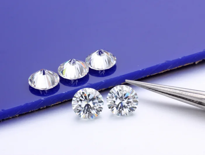 Best Round cut Moissanite Manufacturer Direct Sell D color Loose Wholesale Moissanite