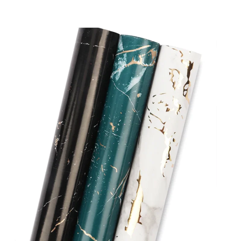 Excellent for holidays custom logo brand flower gift box packaging Roll printing craft wrapping paper