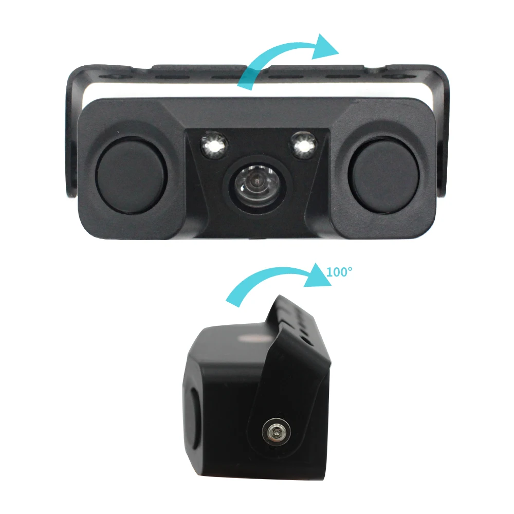 Dynamic Trajectory Moving Guide Line rearview camera with smart parking assist system