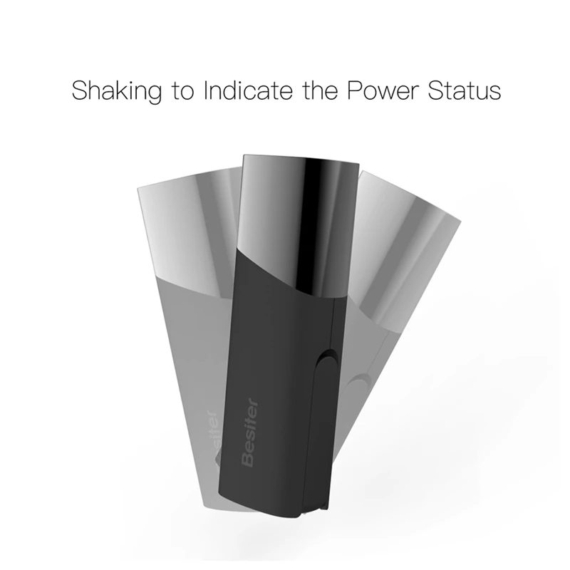 Тряски power bank показывают состояние питания в любое время мода цифровой дисплей со светодиодной подсветкой usb 10000 мА/ч Белый портативные зарядные устройства