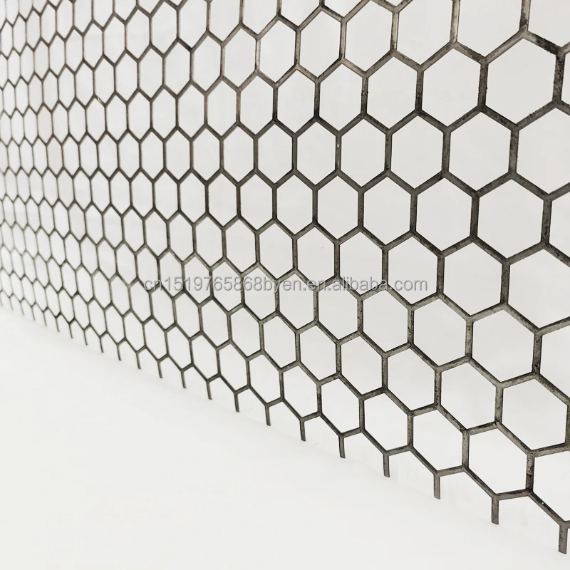 Hexagonal perforated metal mesh/punched hole metal sheet