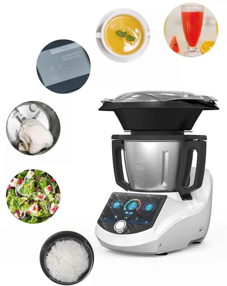 QANA  Wifi  App USB  multifunction dough kneading machine salad chopper Food Processors for household thermo food processor