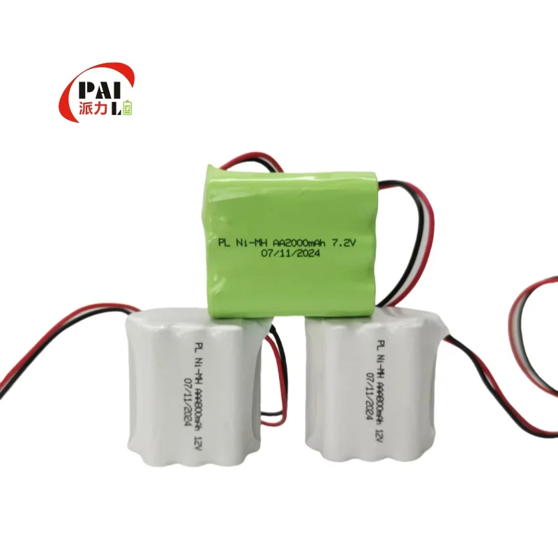 Оптовая продажа изготовленный на заказ AAAA AAA 800mAh NiMH аккумулятор 12 В для гольф-каров бытовой электроники-различные напряжения 2/3 C D SC F