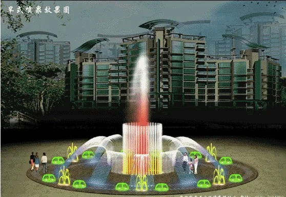 Professional Chinese Water Fountains Manufacturer Provide Chinese Modern Musical Dancing Water Fountains For Outdoor Decoration