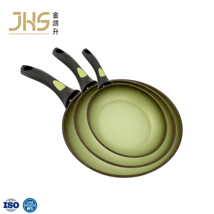 JHS new non stick forged aluminium cooking frypan kitchen induction cookware frying pan