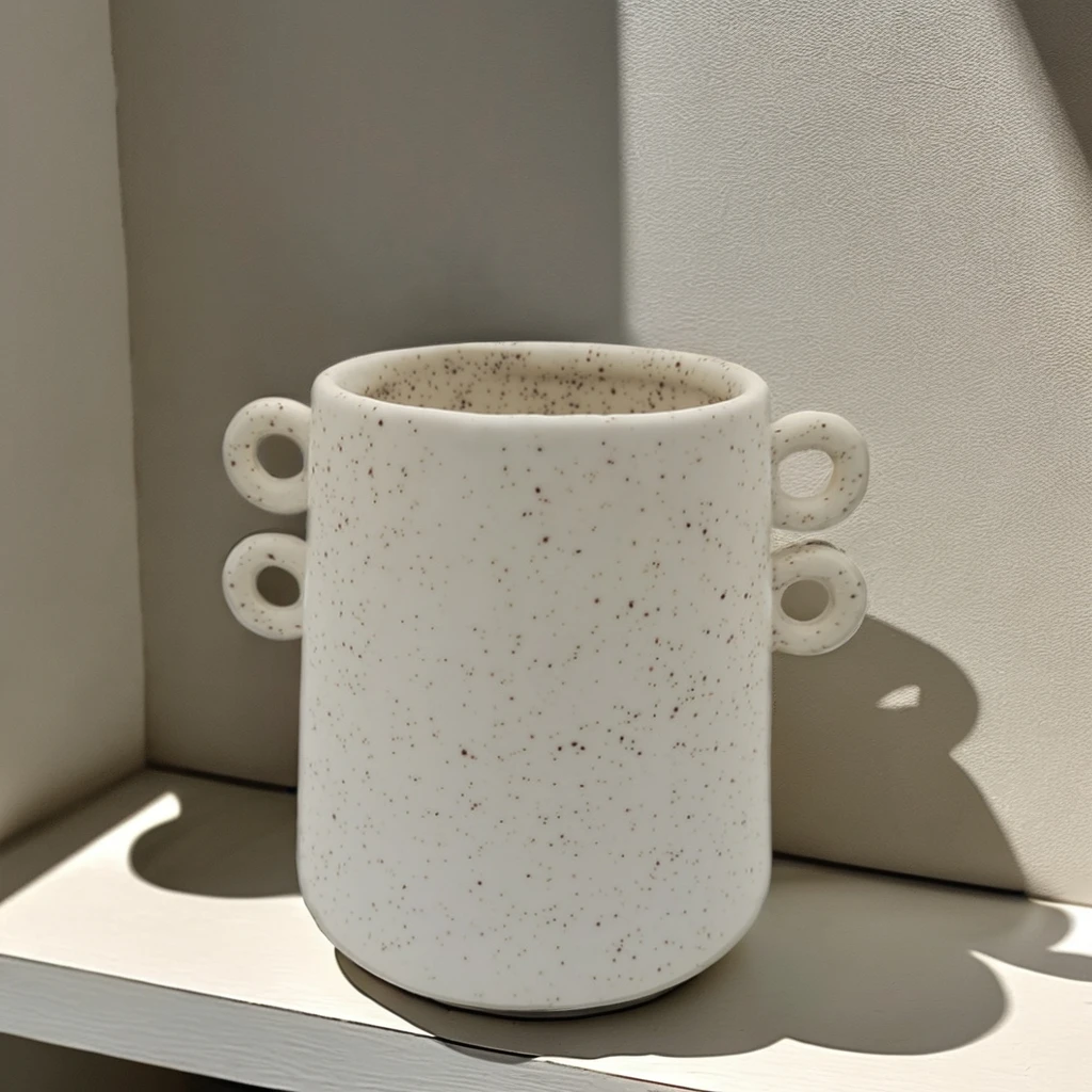 Wholesale modern hot sale 7' tall white Holds Water Compote Flower ceramic Pot bowl vase for wedding home decoration