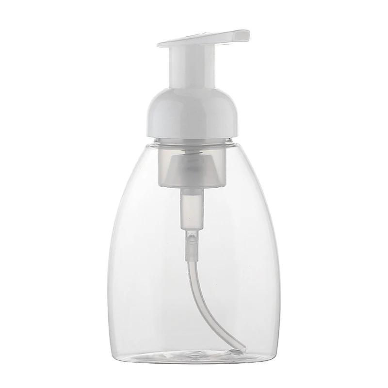 80ml 120ml 250ml 300ml triangular cosmetic liquid plastic soap foam bottle with pump