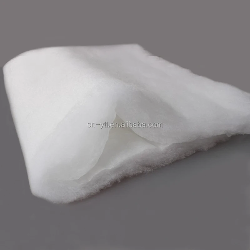 Sports Wear Wadding Washable Far Infrared Cotton Batting Roll Polyester Fiber