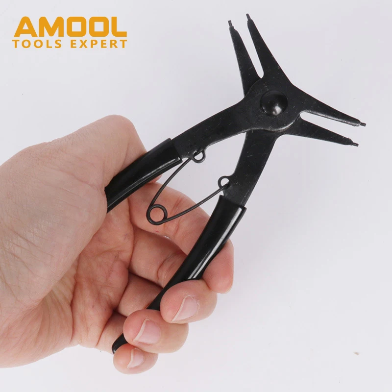 Amool Tool 2024 New Hot Snap Ring Pliers 4 Way Type Circlip Pliers