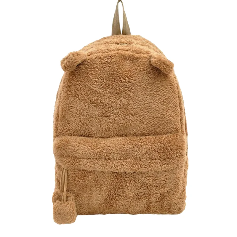 Soft Bear Teddy Plush Backpack Fashion Cartoon bookBags Kids toddler School Bags Cute Child Schoolbag mini Plush Backpack