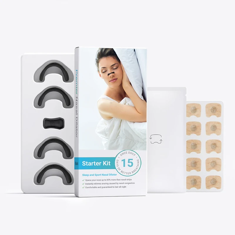 15 Pairs Anti Snoring Dilators Breathing Magnetic Nasal Strip Patch With Magnet For