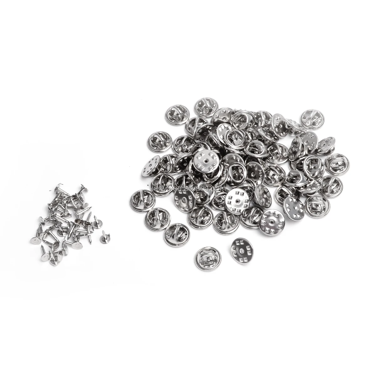 High Quality 11.5mm Metal Butterfly Clutch Pin Back Badge Accessories