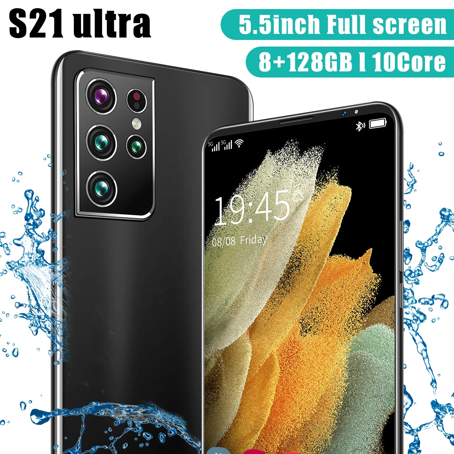 Смартфон S21 ultra 5 дюйма 10 0 8 + 128 ГБ 4800 мА ·