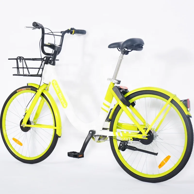 Popular Aluminum alloy frame 24/26 inch GPS  smartlock for rental sharing bike bicycles