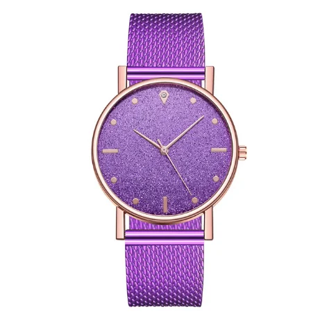 Watch Women Dress Stainless Steel Band Analog Quartz Wristwatch Fashion Luxury Ladies Golden Rose Gold Watch Clock Analog
