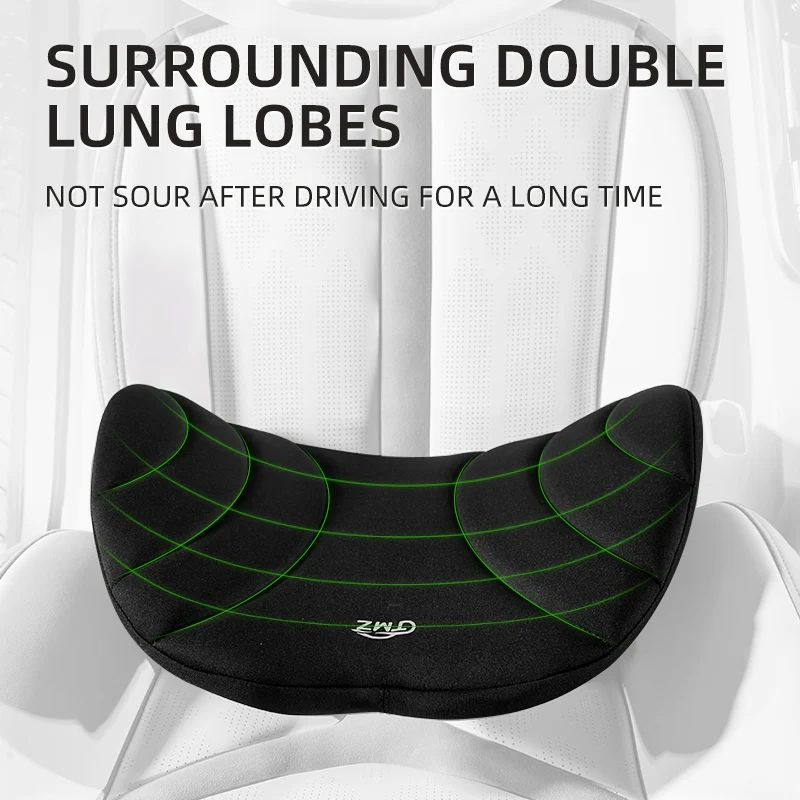 Lumbar Support Memory Foam Cushion  Cover Ergonomic Orthopedic Back Rest Pillow for Office Chair Car Lumbar back support