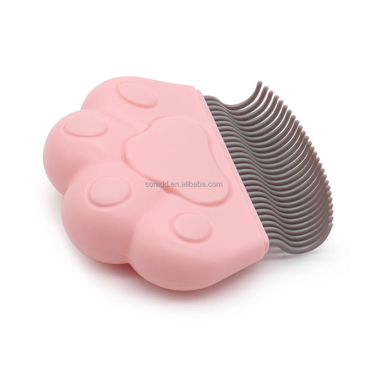 Pet Comb Cat Shedding Comb Kitten Brush Hair Massage Tool Household Grooming Daily Use Abs Portable Multifunction Comb