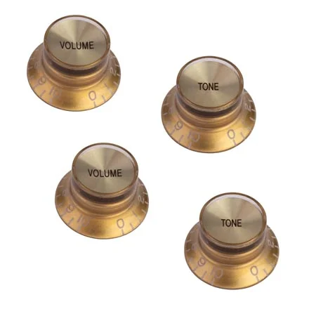 OEM manufacturer custom Guitar accessories metal inserts top hat knobs