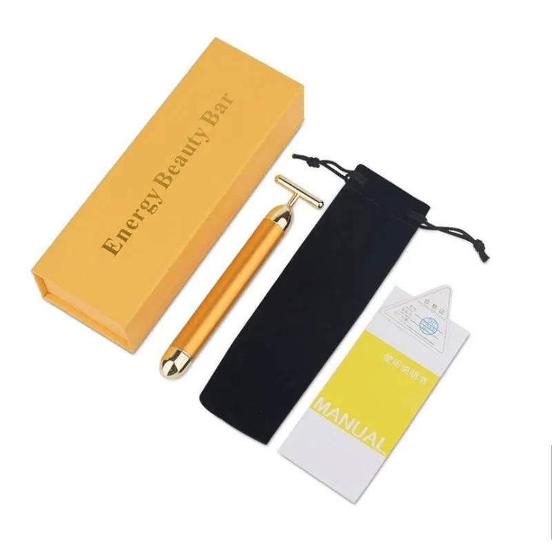 22 Salon Home Use Electric Vibrating Energy Beauty Bar Women V Line Face Lifting T Shape Facial Massager