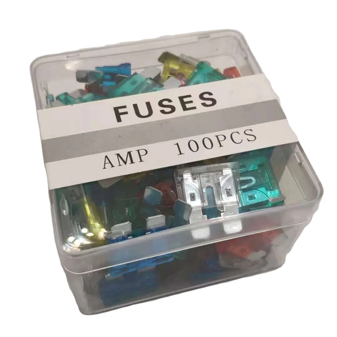 Zinc Car Blade Fuse Standard Mini Low Profile Auto Blade Fuses 5A 7.5A 10A 15A 20A 25A 30A