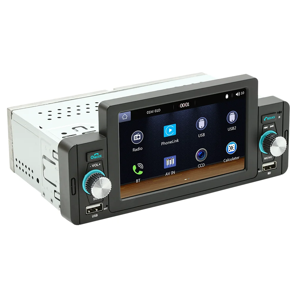 New 5 inch dashboard car mp5 player with fm stereo music video Touch screen Steering Wheel TF USB AUX Single Din Car Stereo