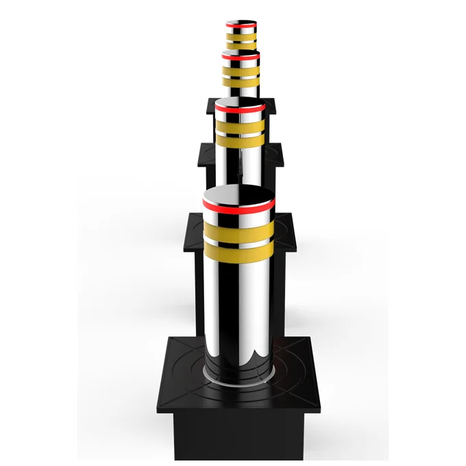 Automatic Road Stainless Steel Parking Rasing Hydraulic Bollard Price System