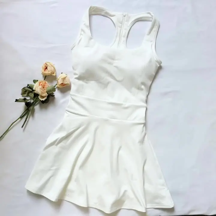 Direct Order Wholesale Custom Logo Badminton Sports Dress Sleeveless Vest Golf Skirt Women